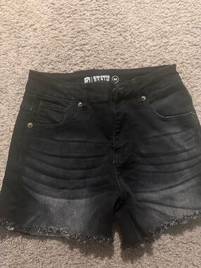 Born Primitive Black Women’s Frayed Hem Shorts